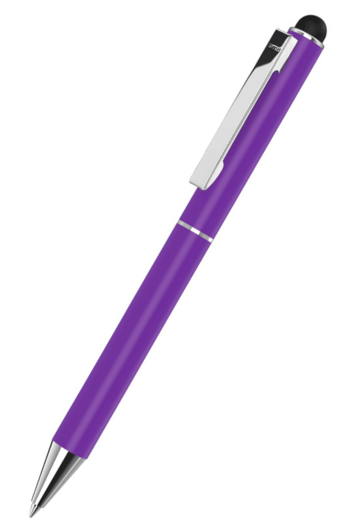 uma Metallkugelschreiber STRAIGHT SI TOUCH - violett