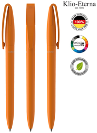 Klio-Eterna Kugelschreiber Cobra matt bio - orange TL bio