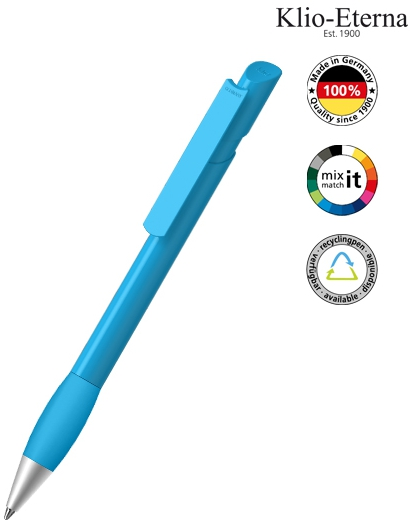 Klio Eterna Kugelschreiber Cava grip high gloss Ms - cyan TQ