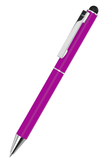 uma Metallkugelschreiber STRAIGHT SI TOUCH - magenta