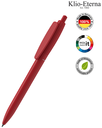 Klio Eterna Kugelschreiber Klix matt bio - rot H bio