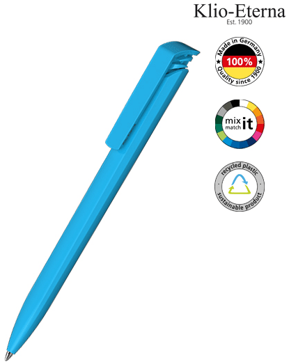 Klio-Eterna Kugelschreiber Trias recycling - cyan