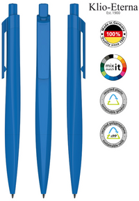 Klio-Eterna Kugelschreiber Shape recycling - F hellblau