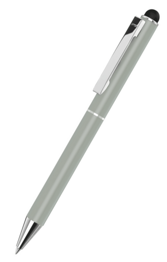 uma Metallkugelschreiber STRAIGHT SI TOUCH - grau