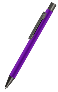 uma Metallkugelschreiber STRAIGHT GUM - violett