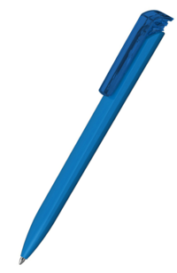Klio-Eterna Kugelschreiber Trias high gloss/transparent - F hellblau
