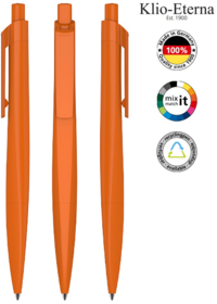 KLIO-ETERNA Kugelschreiber Shape high gloss - W dunkelorange