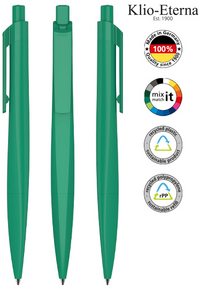Klio-Eterna Kugelschreiber Shape recycling - Z mittelgrün