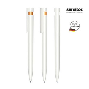 3407 - SENATOR antibakterieller Kugelschreiber LIBERTY Polished Basic Antibac