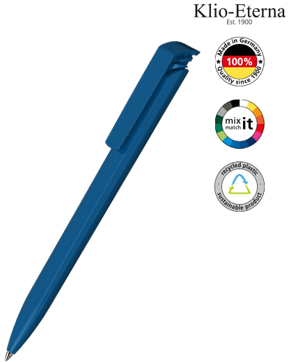 Klio-Eterna Kugelschreiber Trias recycling - mittelblau