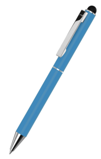 uma Metallkugelschreiber STRAIGHT SI TOUCH - hellblau