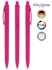 Klio-Eterna Kugelschreiber Qube high gloss 42200 - magenta TTV