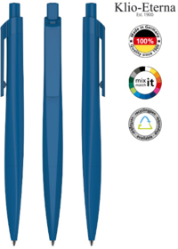 KLIO-ETERNA Kugelschreiber Shape high gloss - M mittelblau