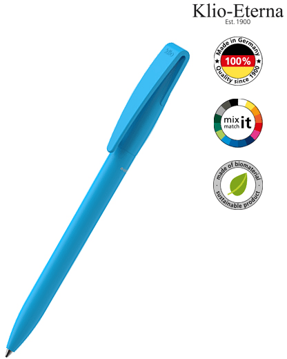 Klio Eterna Kugelschreiber Cobra matt bio - cyan TQ bio