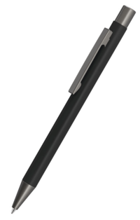 uma Metallkugelschreiber STRAIGHT M - schwarz