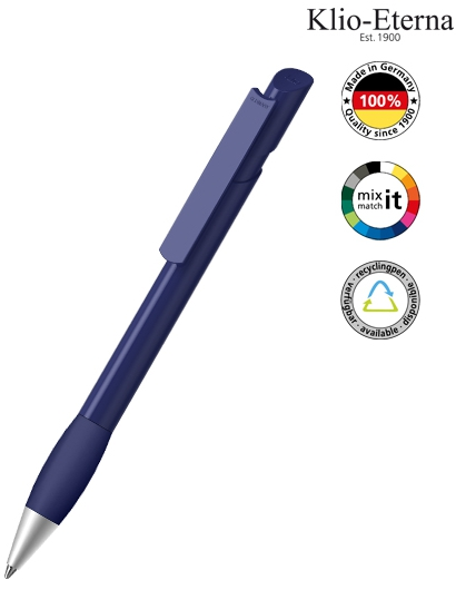 Klio Eterna Kugelschreiber Cava grip high gloss Ms - dunkelblau D