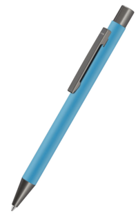 uma Metallkugelschreiber STRAIGHT GUM - hellblau