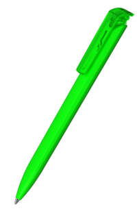 Klio-Eterna Kugelschreiber Trias high gloss/transparent - TI neongrün