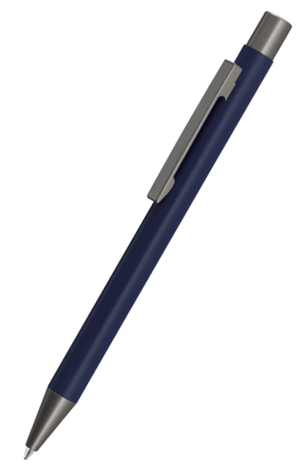 uma Metallkugelschreiber STRAIGHT GUM - dunkelblau