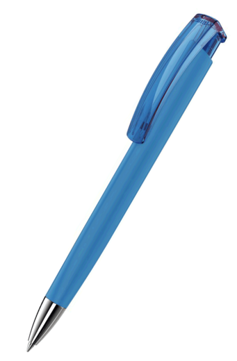 uma Kugelschreiber TRINITY K transparent SI GUM - hellblau