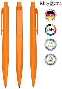 Klio-Eterna Kugelschreiber Shape recycling - TL hellorange