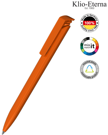 Klio-Eterna Kugelschreiber Trias recycling - dunkelorange