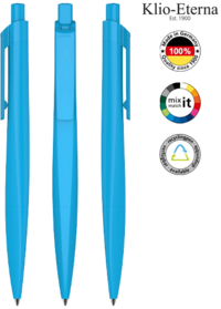 KLIO-ETERNA Kugelschreiber Shape high gloss - TQ Cyan
