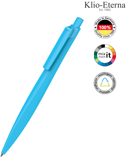 Klio-Eterna Kugelschreiber Shape - Cyan