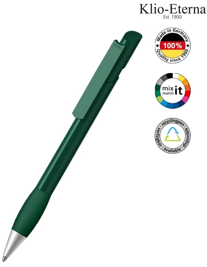 Klio Eterna Kugelschreiber Cava grip high gloss Ms - dunkelgrün I