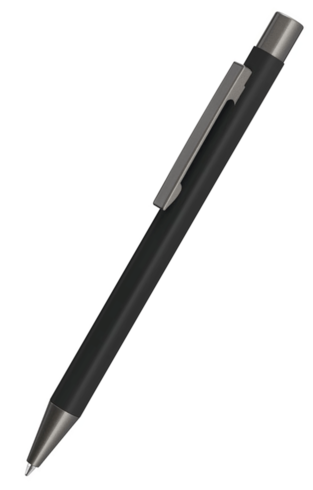 uma Metallkugelschreiber STRAIGHT M - schwarz