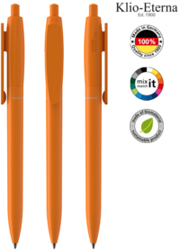 Klio-Eterna Kugelschreiber Klix matt bio - orange TL bio