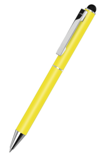 uma Metallkugelschreiber STRAIGHT SI TOUCH - gelb